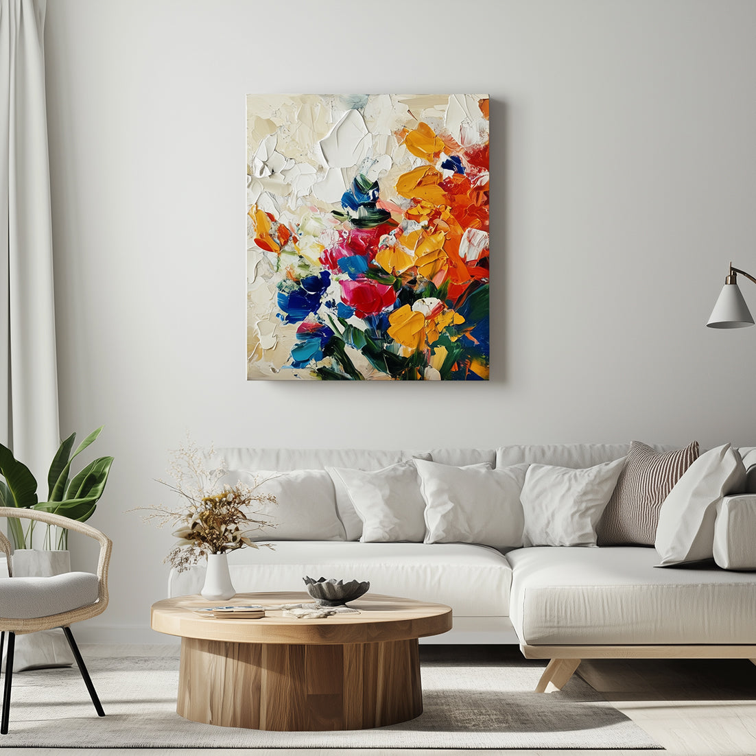 Radiant Garden Textured Canvas