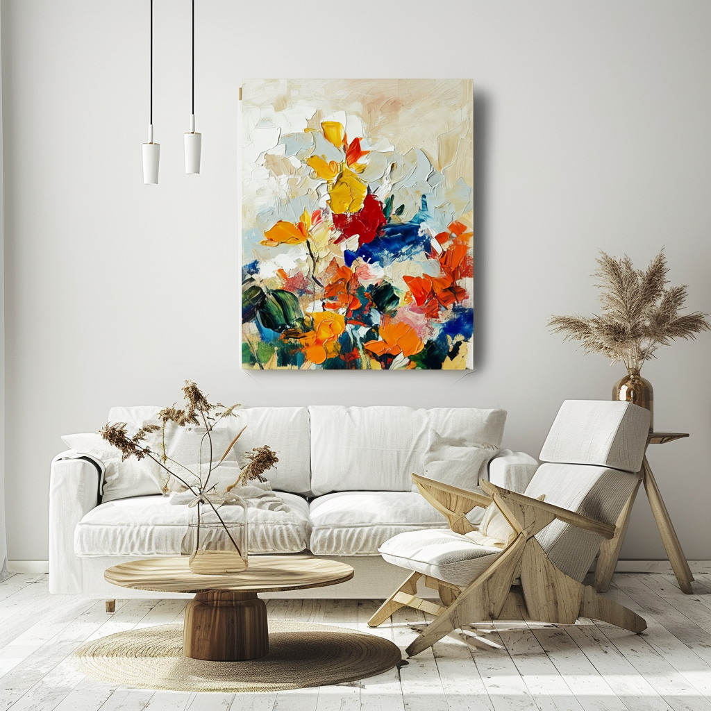 Autumn Symphony Floral Canvas