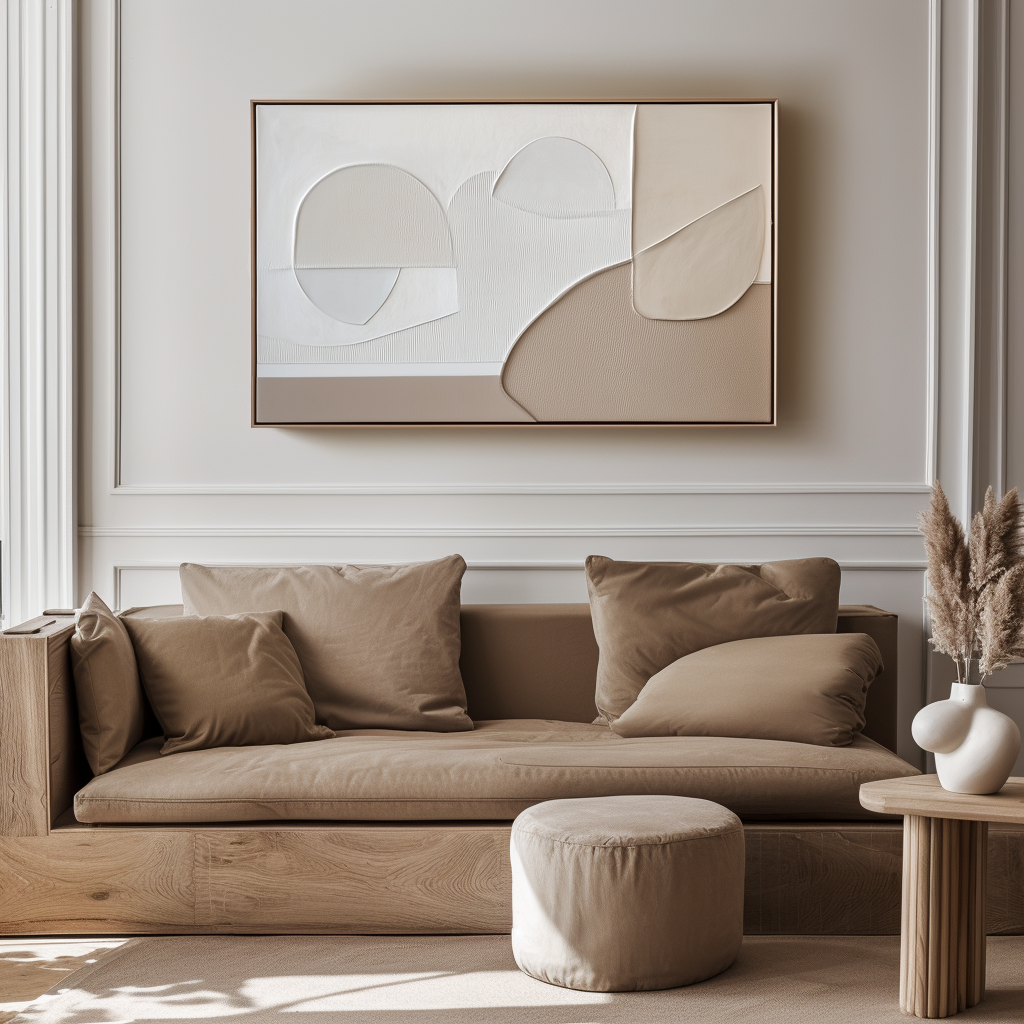 Soft Contours Minimalist Art