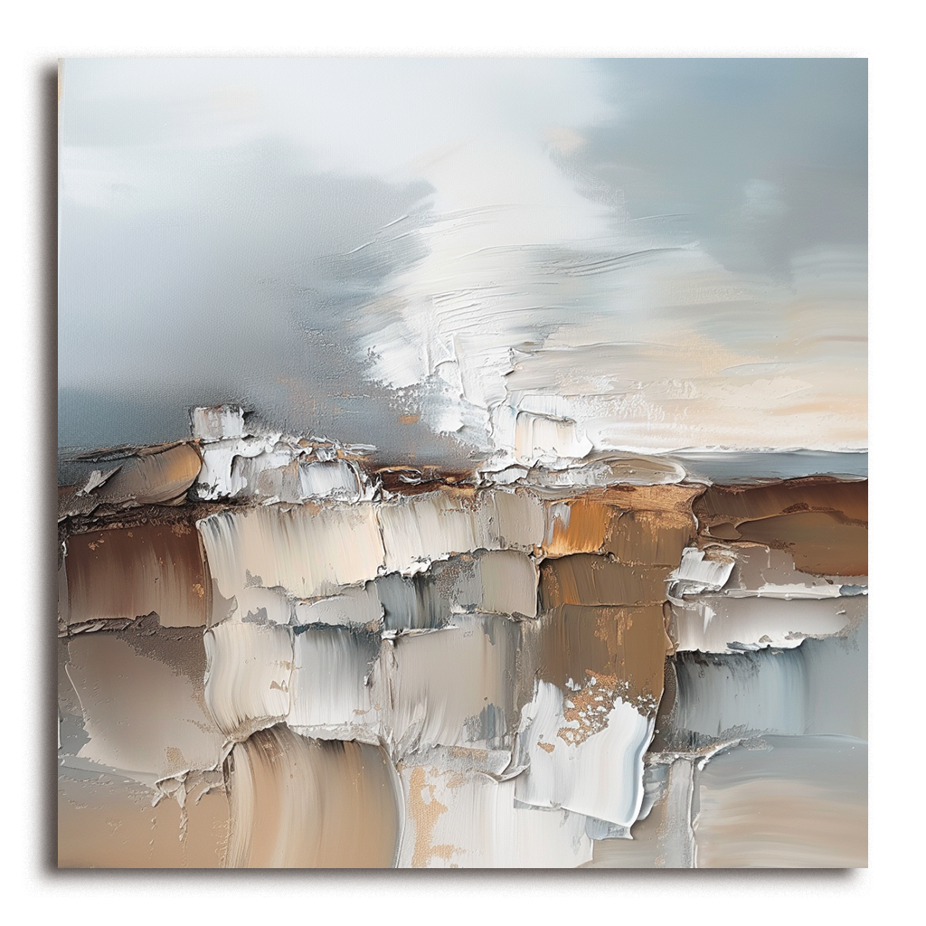 Fragmented Stillness - Canvas Art