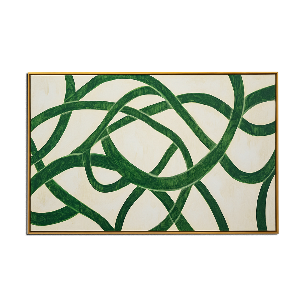 Tangled Rhythm - Abstract Oil Painting for Textured Modern Wall Art