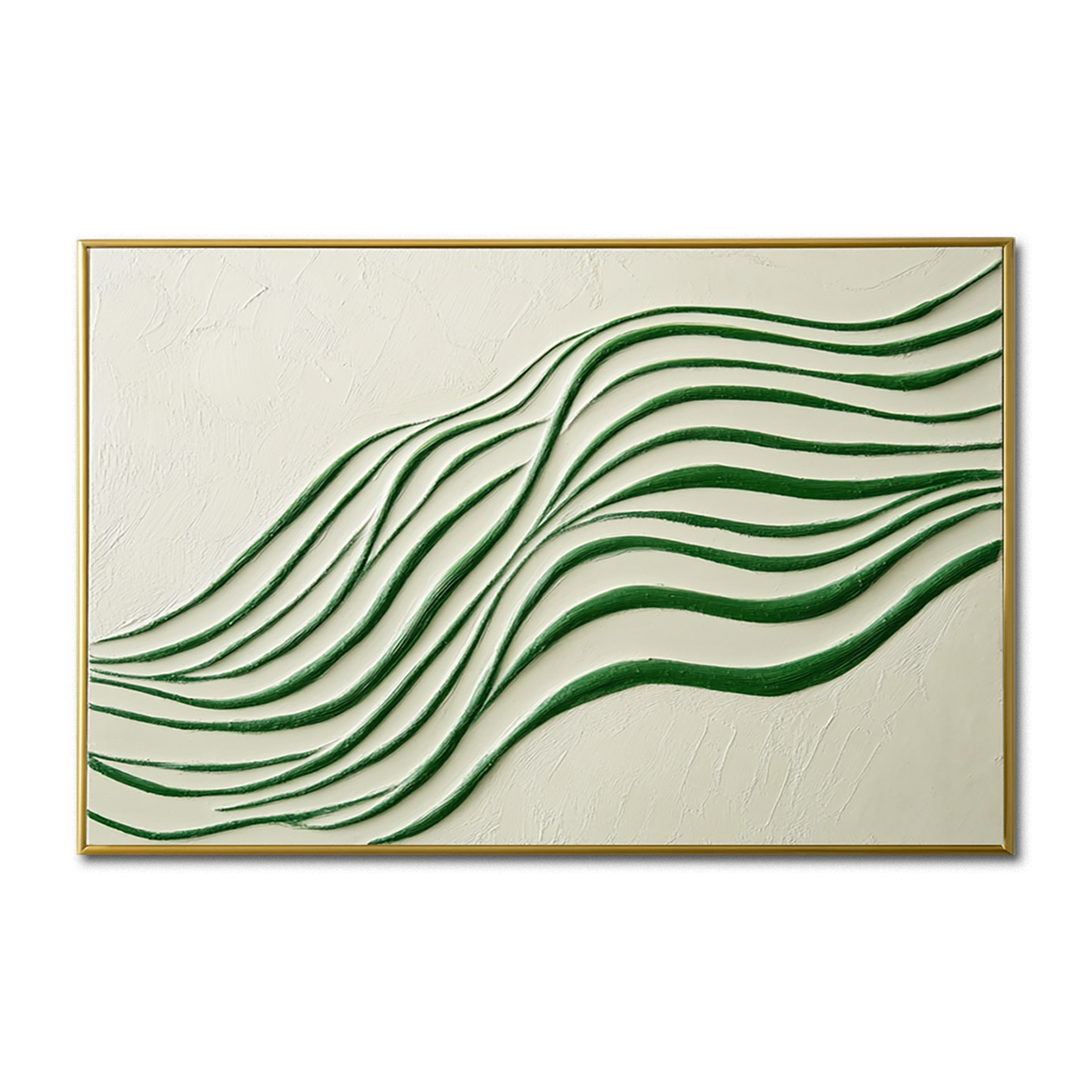 Whispering Lines - Abstract Oil Painting For Minimalist Wall Art