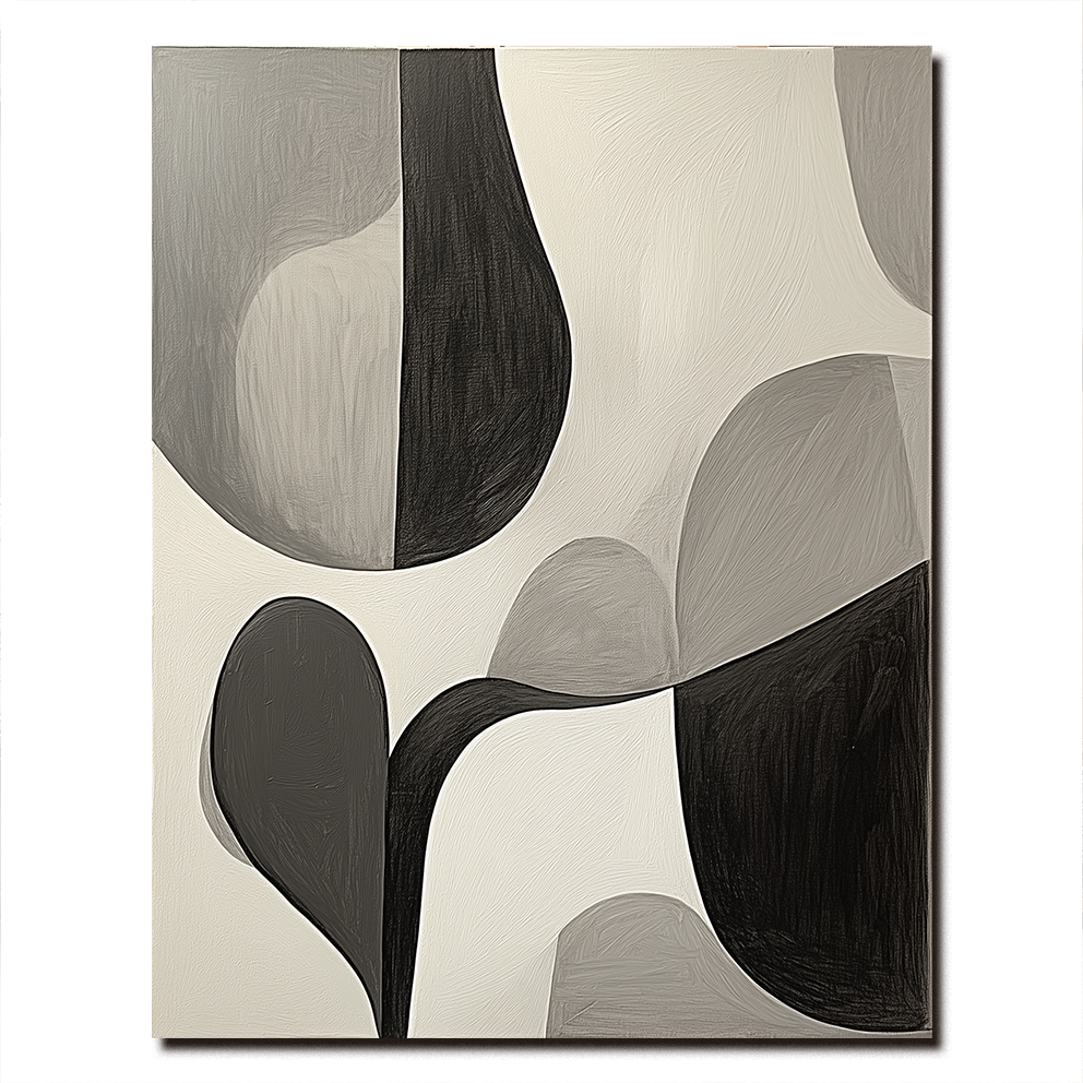 Echoes of Silence - Minimalist Abstract Canvas Art