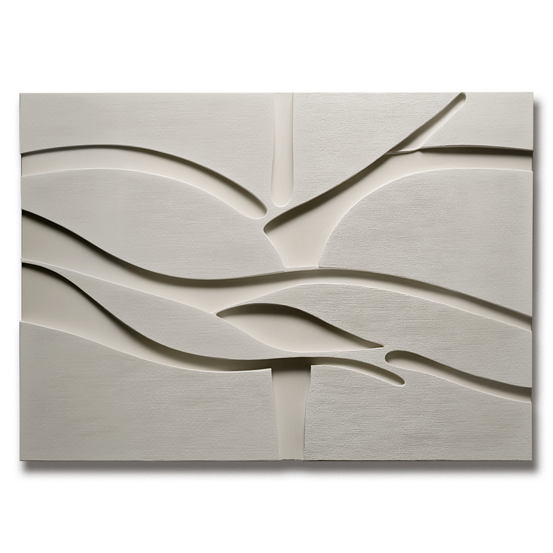 Silent Flow - Minimalist Textured Wall Art for Modern Interiors