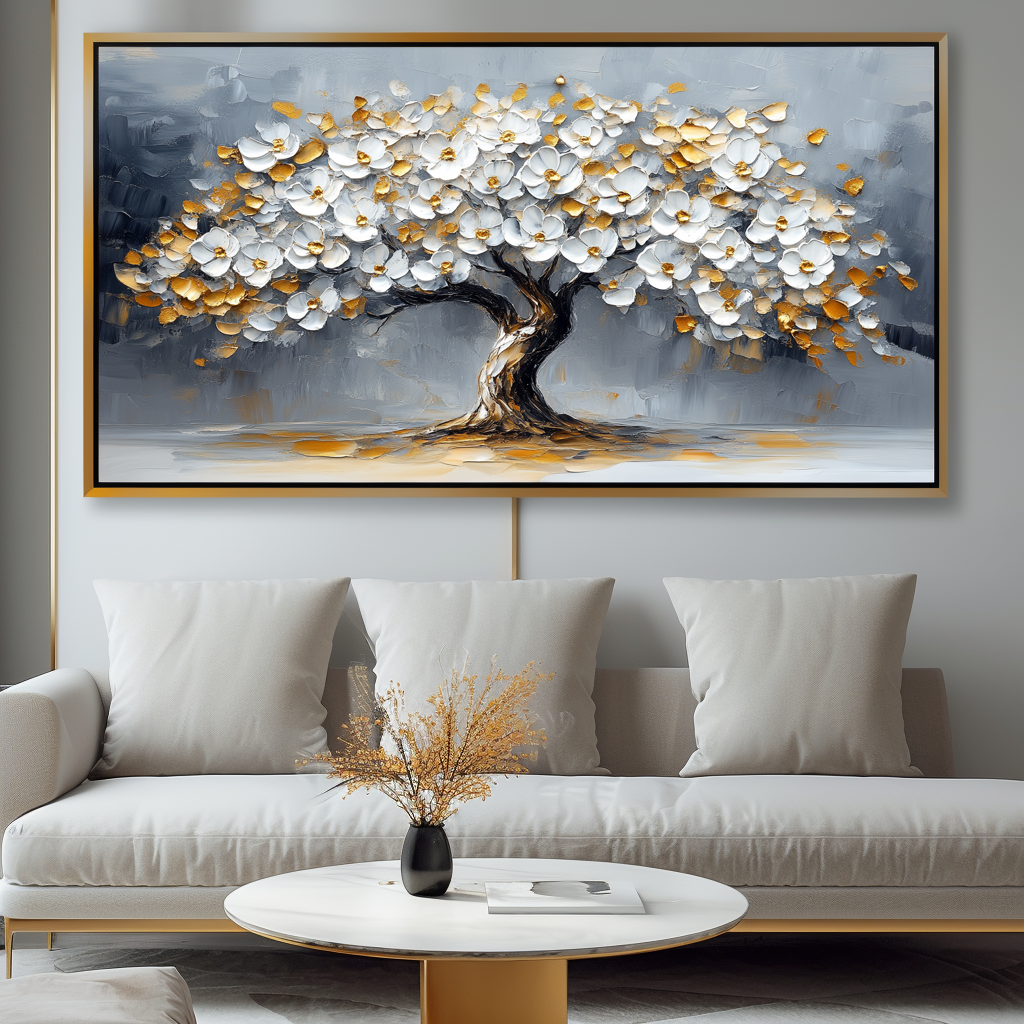 Golden Blooming Tree