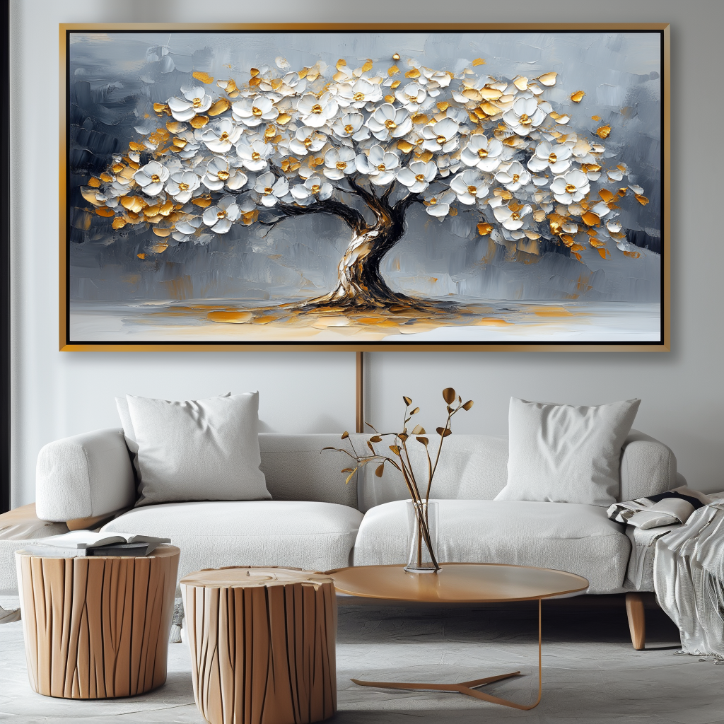 Golden Blooming Tree