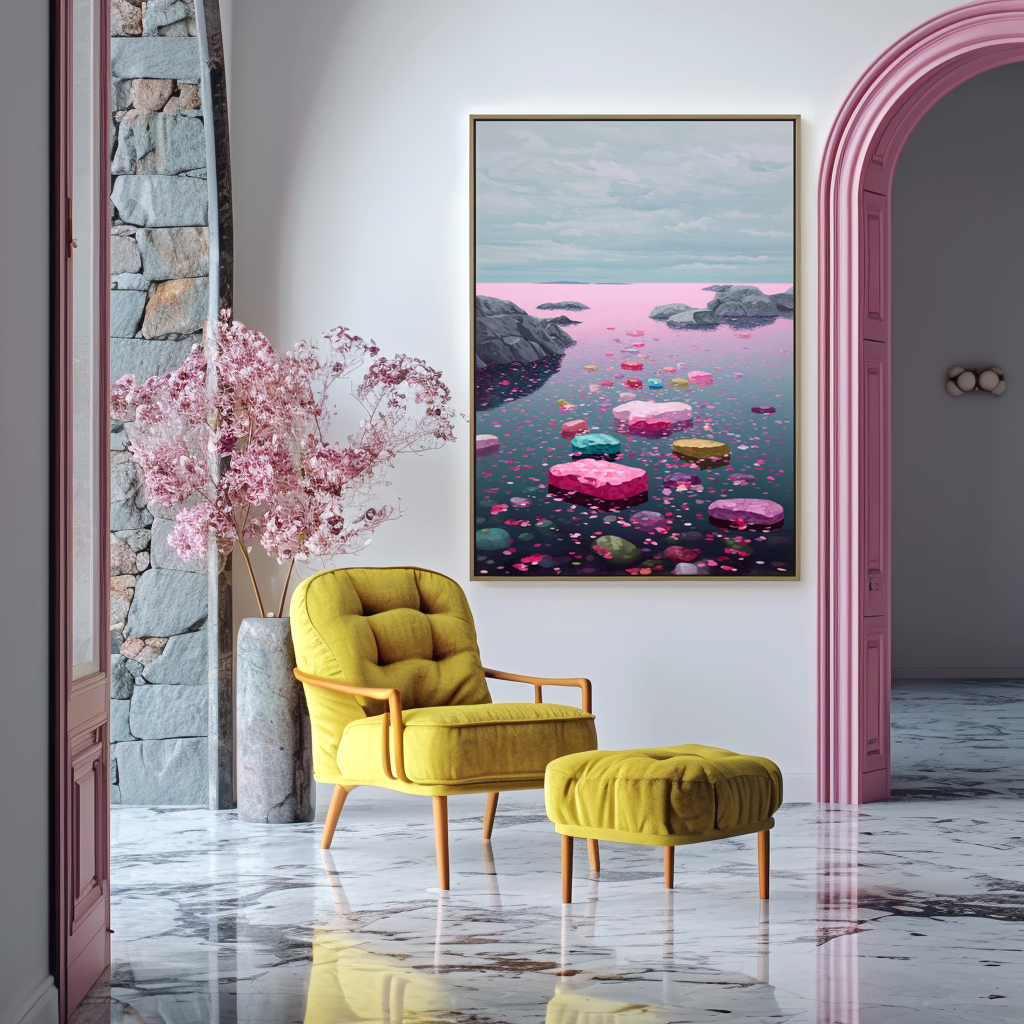 Petal Drift – Abstract Painting