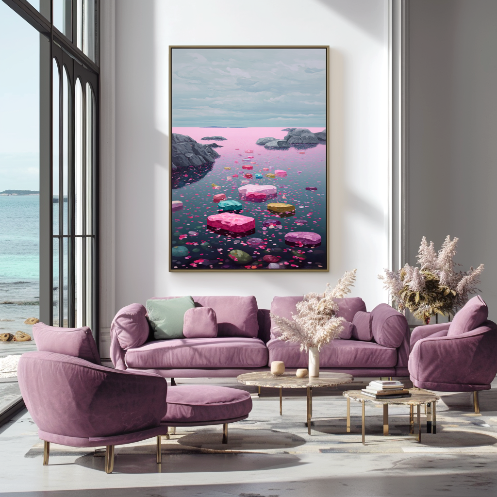 Petal Drift – Abstract Painting