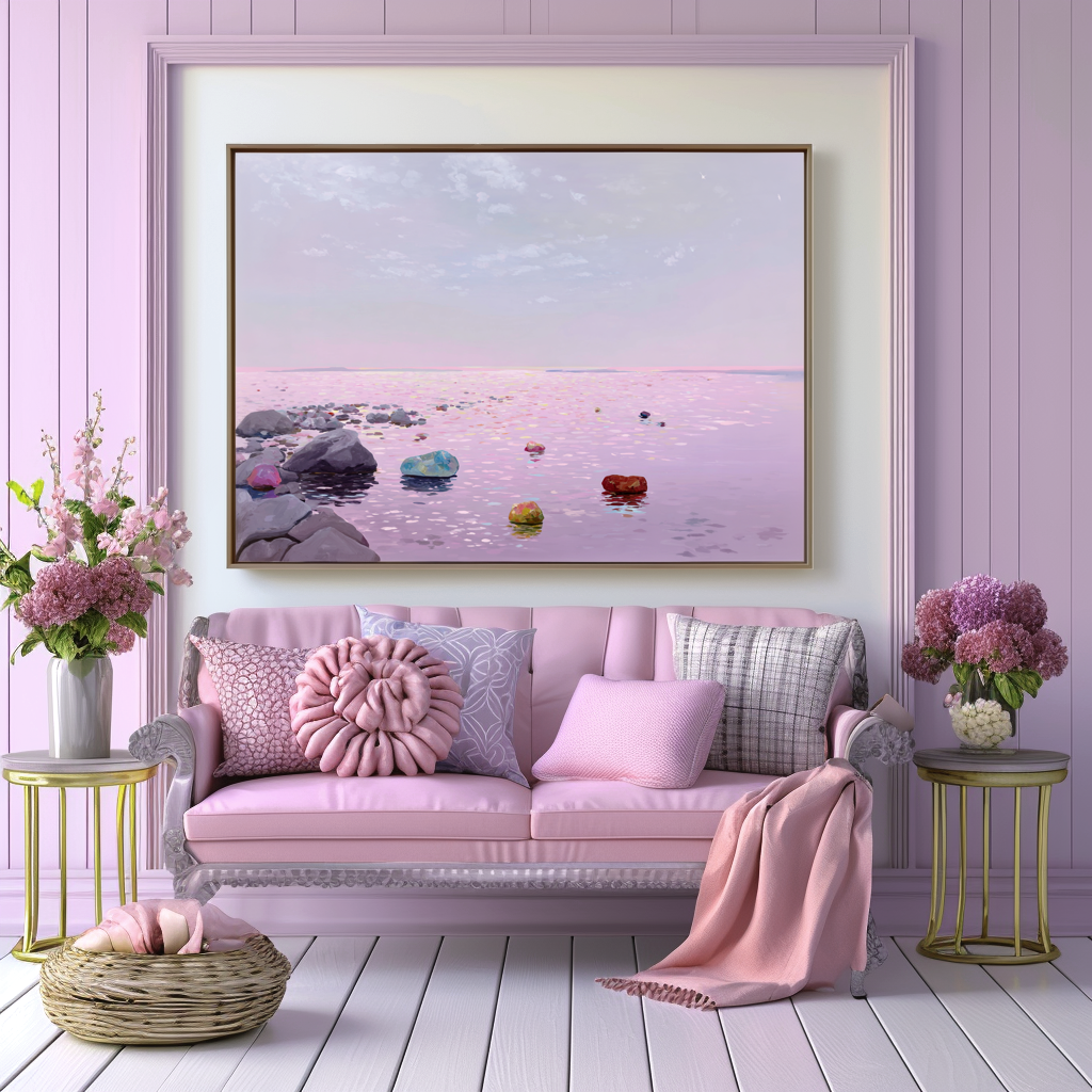 Pastel Horizon – Abstract Painting