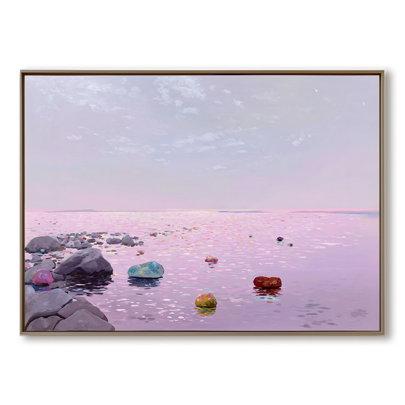 Pastel Horizon – Abstract Painting