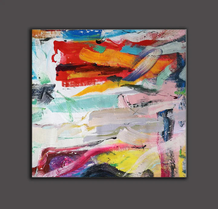 Chaos of Colors: Abstract Oil Art