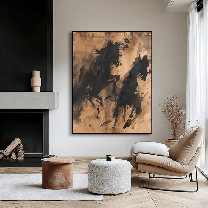 Galloping Spirit – Abstract Horse Canvas Art#AB0519031