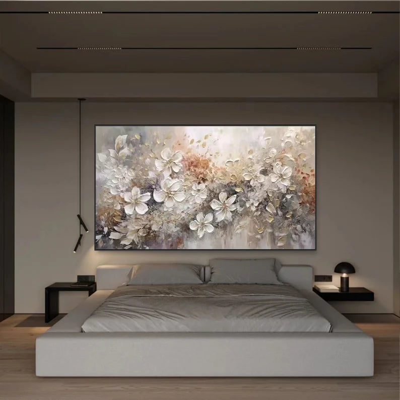 Flower Textured Wall Art #art2626