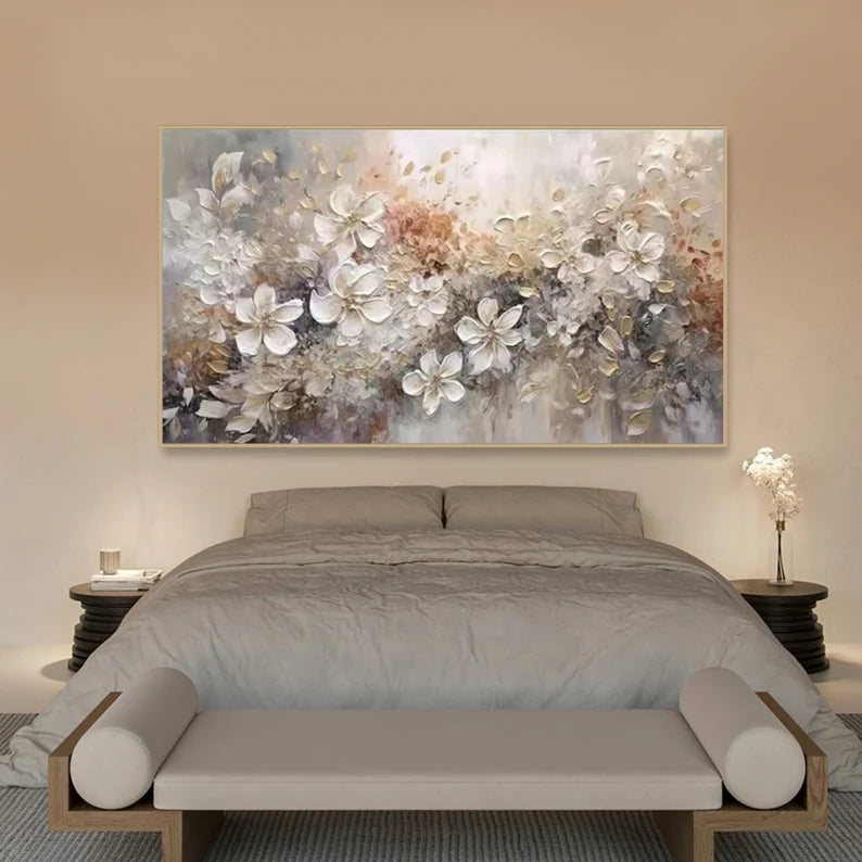 Flower Textured Wall Art #art2626