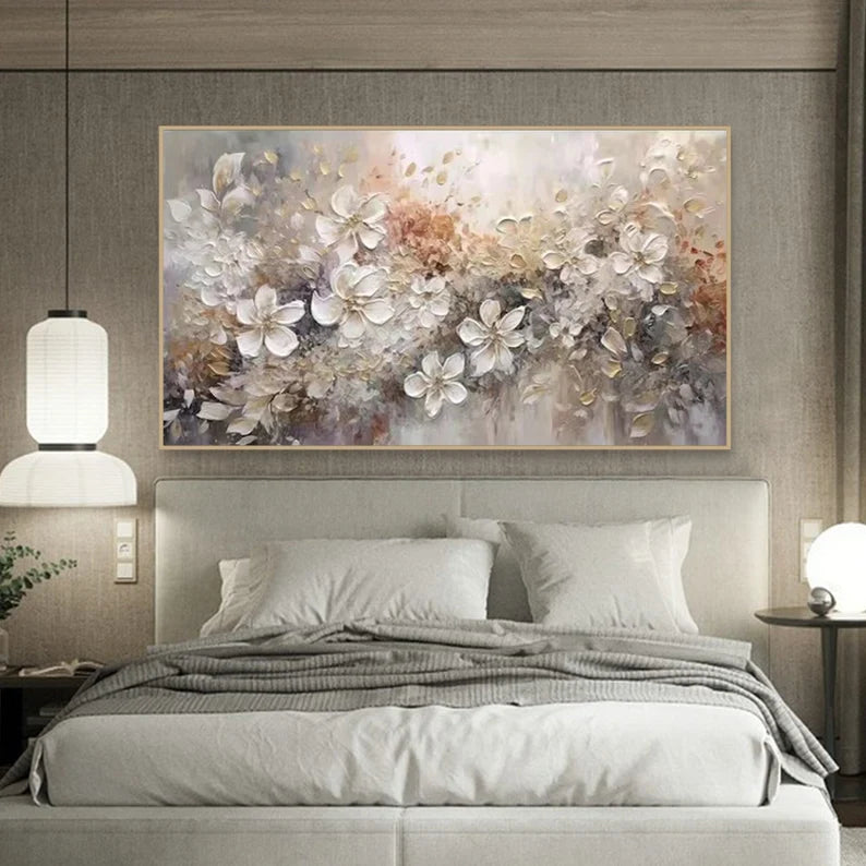 Flower Textured Wall Art #art2626