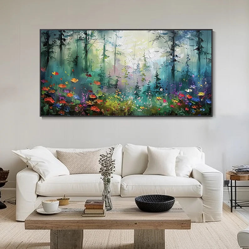 Colorful Forest Canvas Oil Painting #art2623