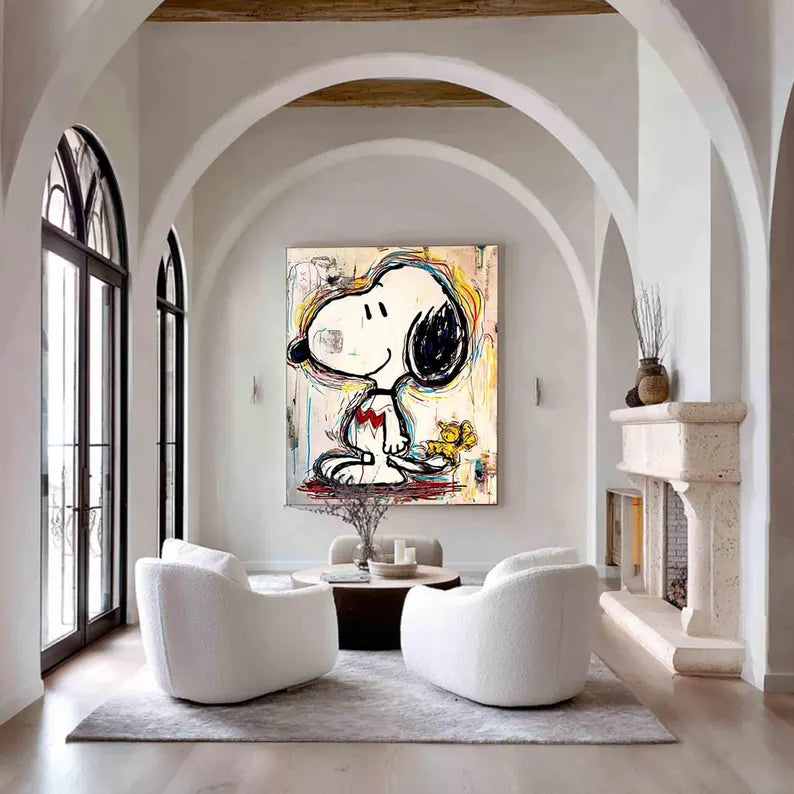 Snoopy Smile – Playful Canvas Art#AB0519028