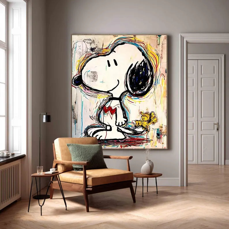 Snoopy Smile – Playful Canvas Art#AB0519028