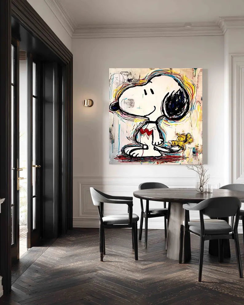 Snoopy Smile – Playful Canvas Art#AB0519028