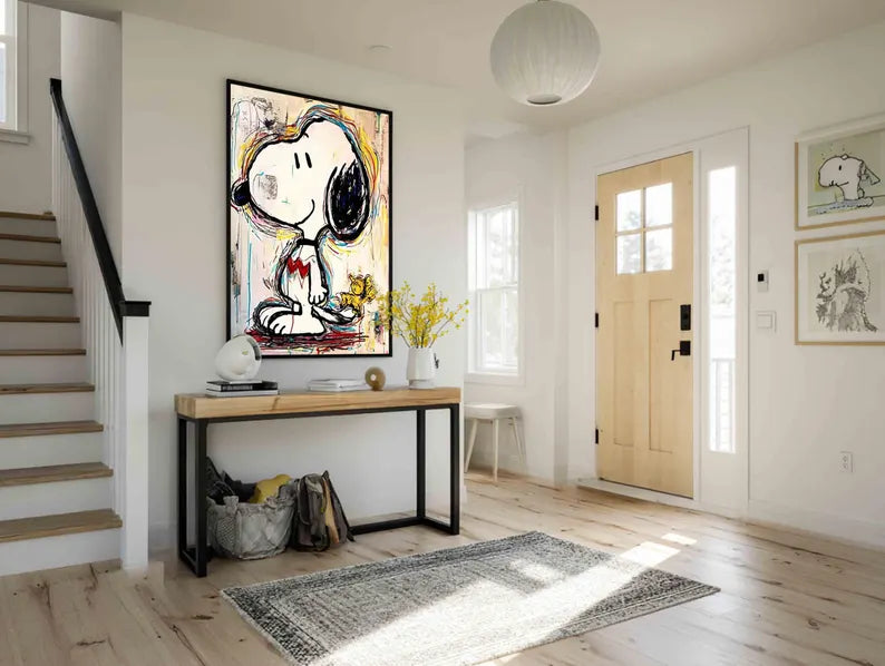 Snoopy Smile – Playful Canvas Art#AB0519028