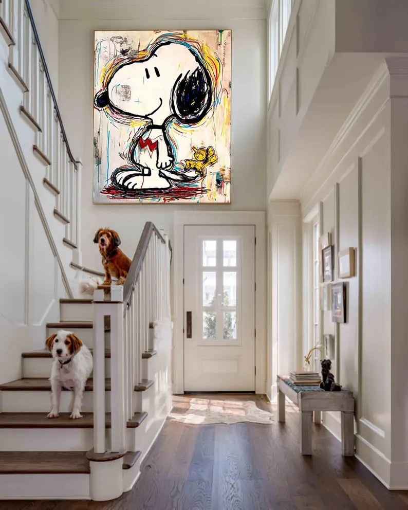 Snoopy Smile – Playful Canvas Art#AB0519028