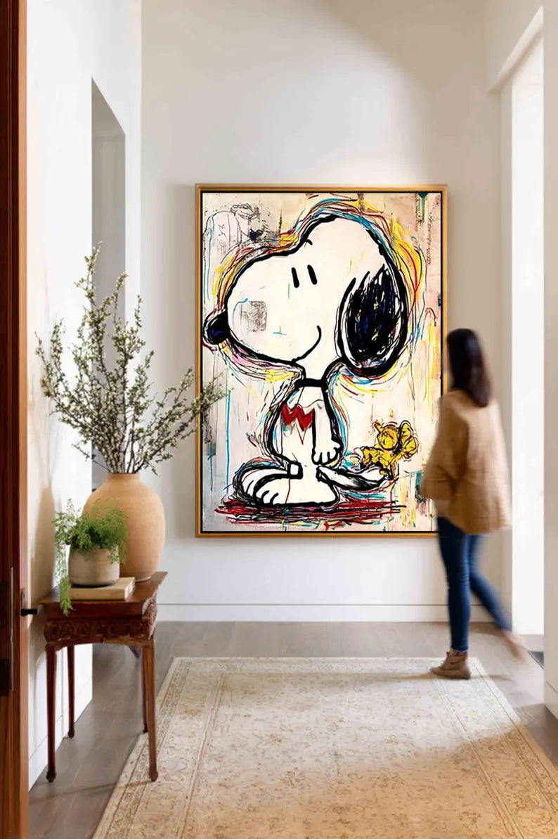 Snoopy Smile – Playful Canvas Art#AB0519028