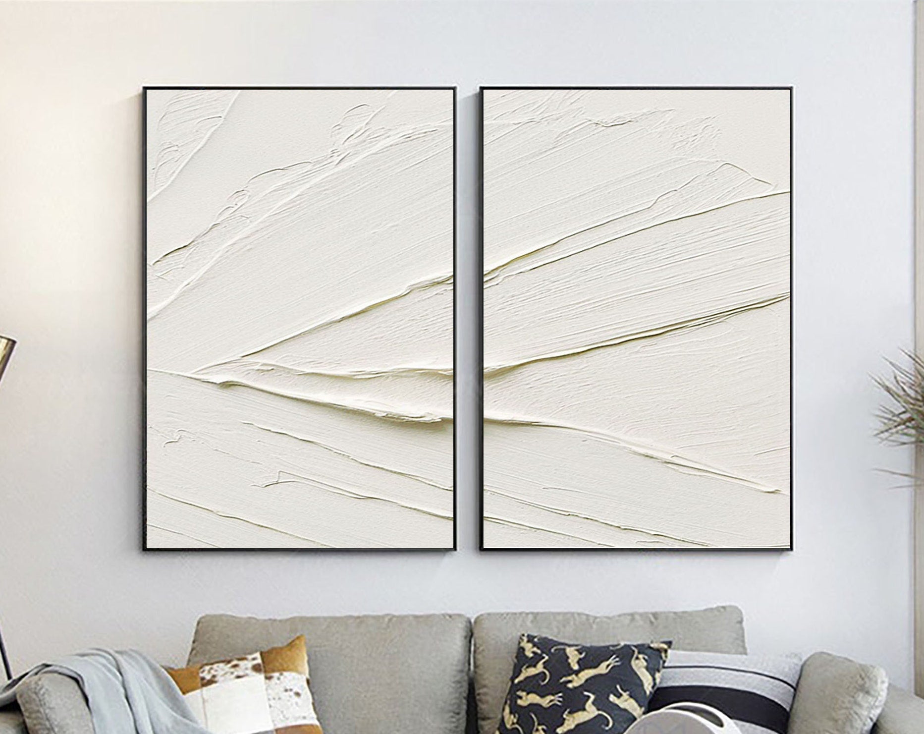 Abstract Tranquility Painting SET OF 2 #CXA 003