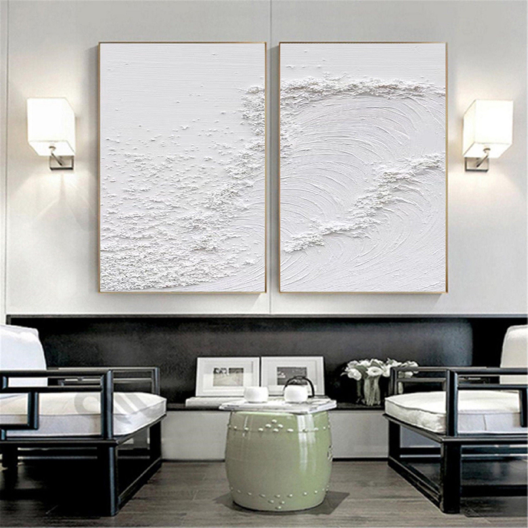 Abstract Tranquility Painting SET OF 2 #CXA 008