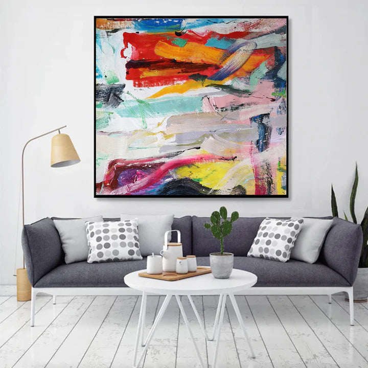 Chaos of Colors: Abstract Oil Art