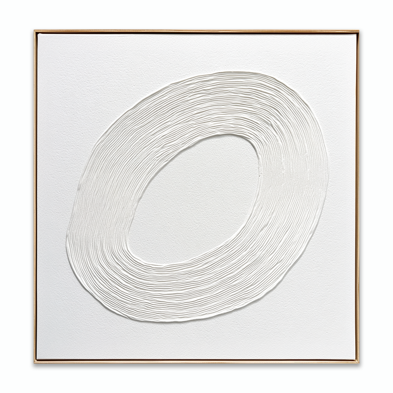 Silent Loop – Hand-Painted Minimal Textured Abstract Wall Art#AB14188