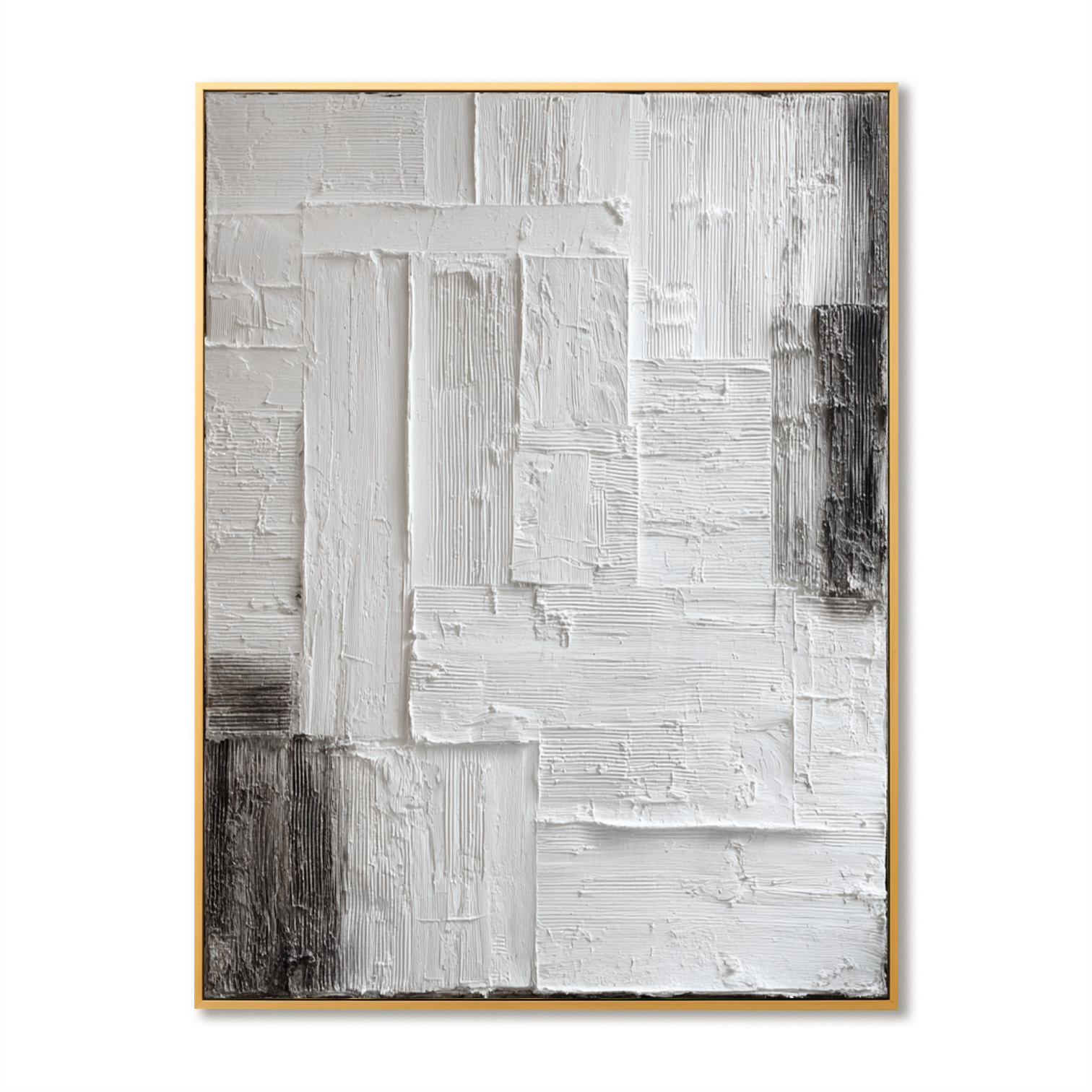 Still Structure Minimal Textured Abstract Canvas#AB14295
