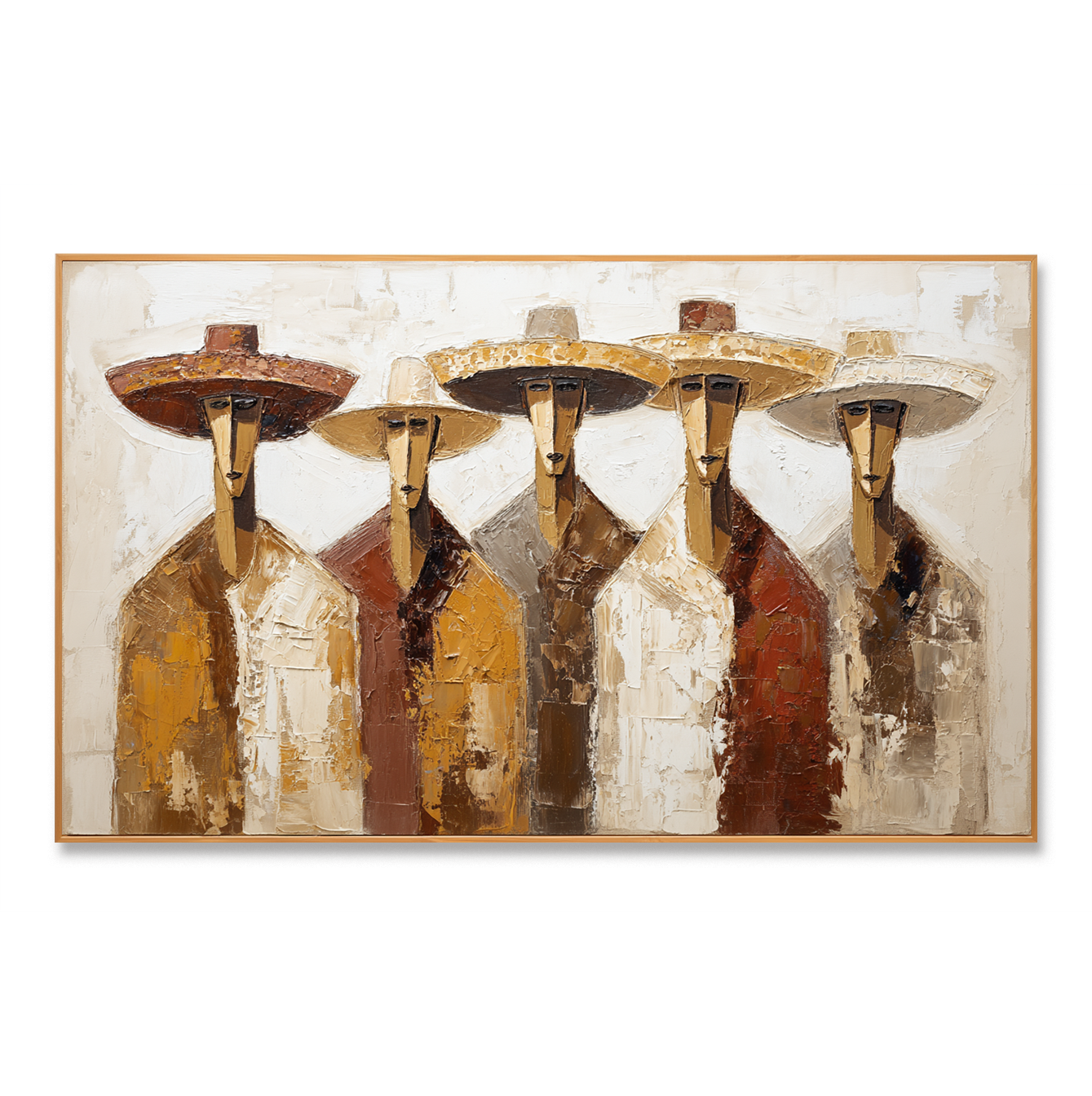 Nomad Line – Abstract Figures Painting#AB0323014