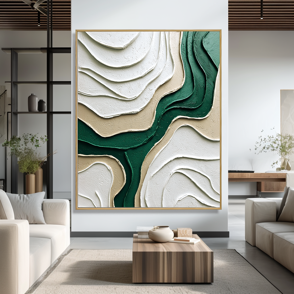 Layered Harmony – Textured Minimalist Abstract Art#wp260465