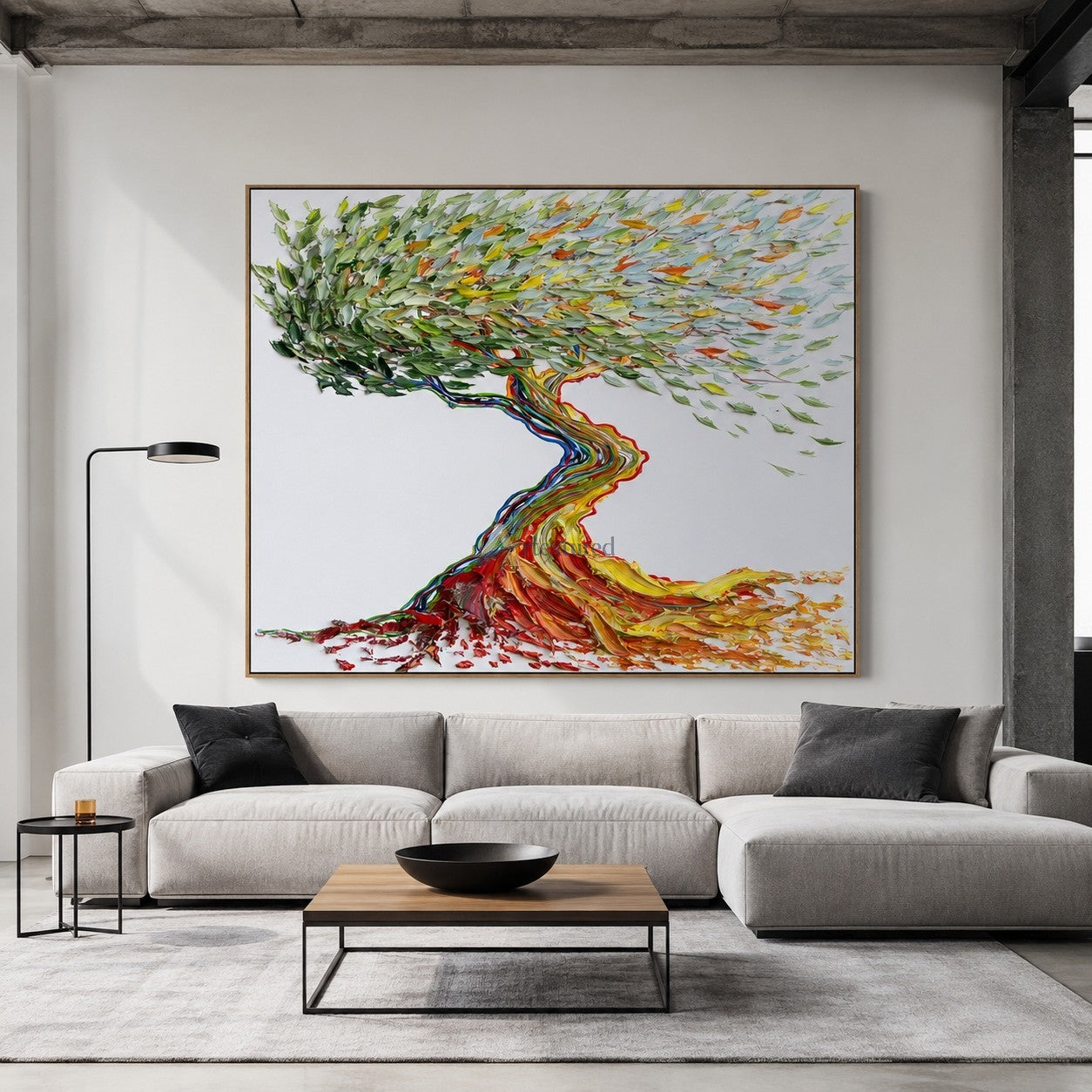 Colorful Tree of Life Textured Wall Art#wp261530