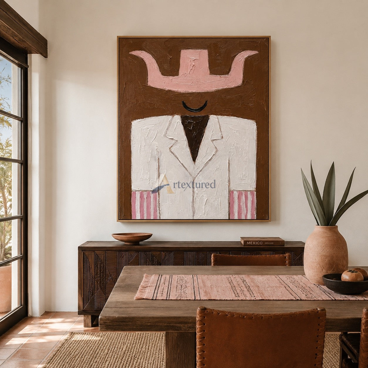 Blush Outlaw – Textured Western Fashion Portrait#wp261624