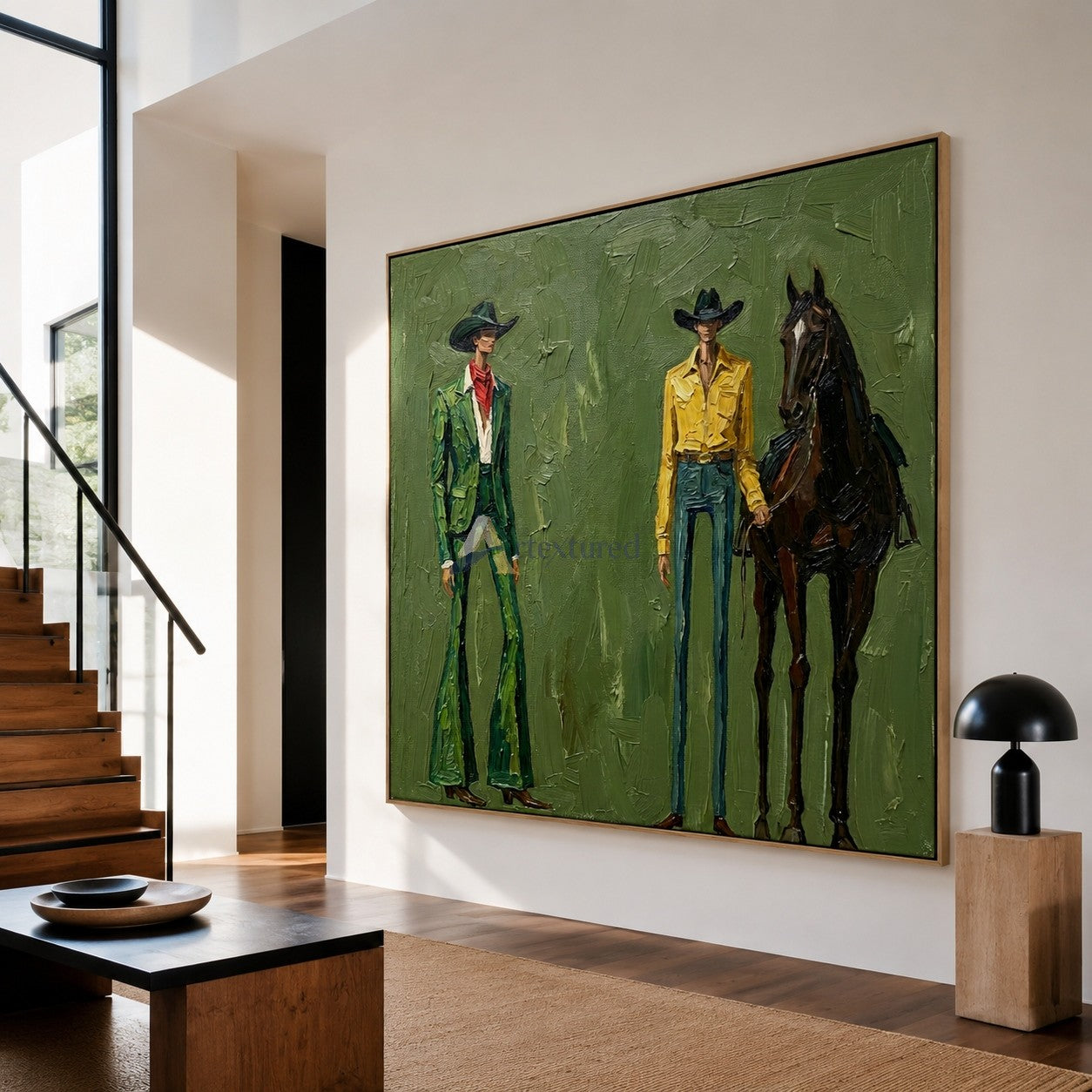 Range in Style – Western Cowboy Fashion Painting#wp261626