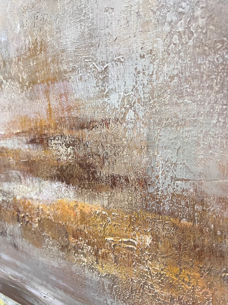Neutral Textured Abstract Wall Art – Modern Beige Canvas Painting#yy721071